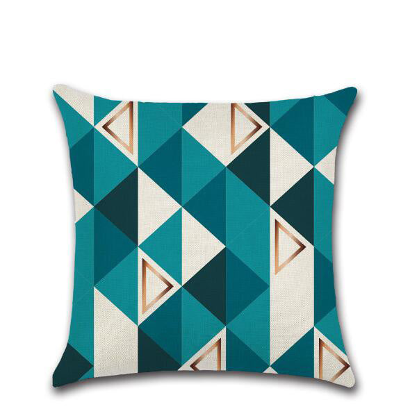 Abstract and geometrical pattern cushion cover