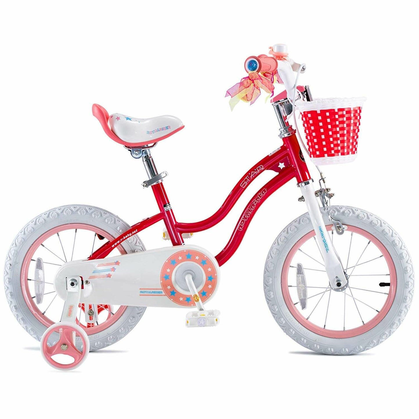 ROYALBABY STARGIRL 14 Inch Children's Bike Two Brake System Kids Bicycle With Training Wheel For 3~5 Years old Stabilisers Bike Balance Bike