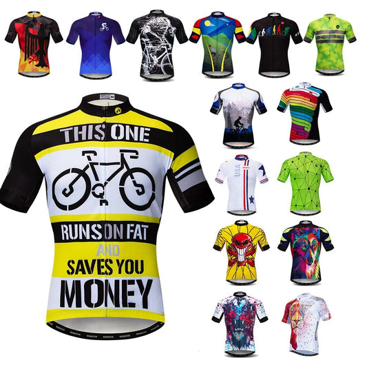 Cycling Jersey Men 2021 Summer Short Sleeve MTB sport Breathable Bicycle Jersey Clothing Bike Jersey Shirt Top Ciclismo Maillot