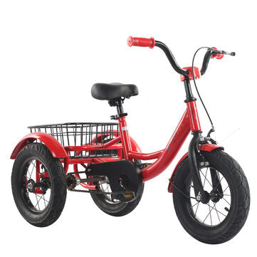 BIKIGHT Children Tricycle with Large Rear Basket