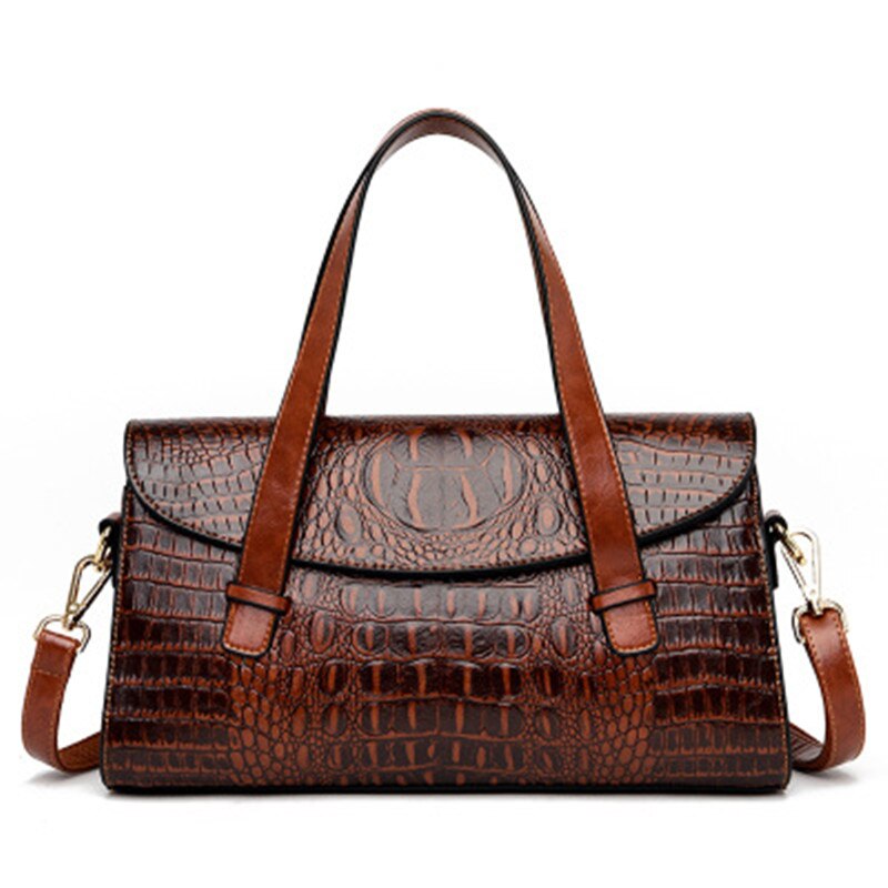Popular Handbags Women Famous Brands Leather Designer Purse Ladies Tote Shoulder Bags Crocodile pattern 2021 Pillow bag