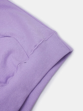 Mens 100% Cotton Astronaut Planet Print Drop Sleeve Pouch Pocket Drawstring Hoodies