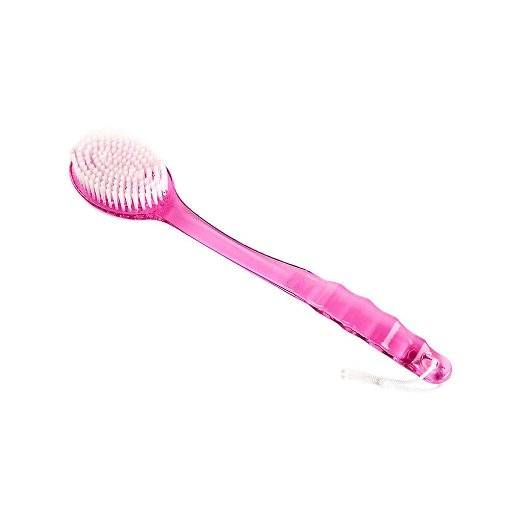 Bath Brush Back Body Bath Shower Sponge Scrubber Brushes With Handle Exfoliating Scrub Skin Massager Exfoliation Bathroom Brush