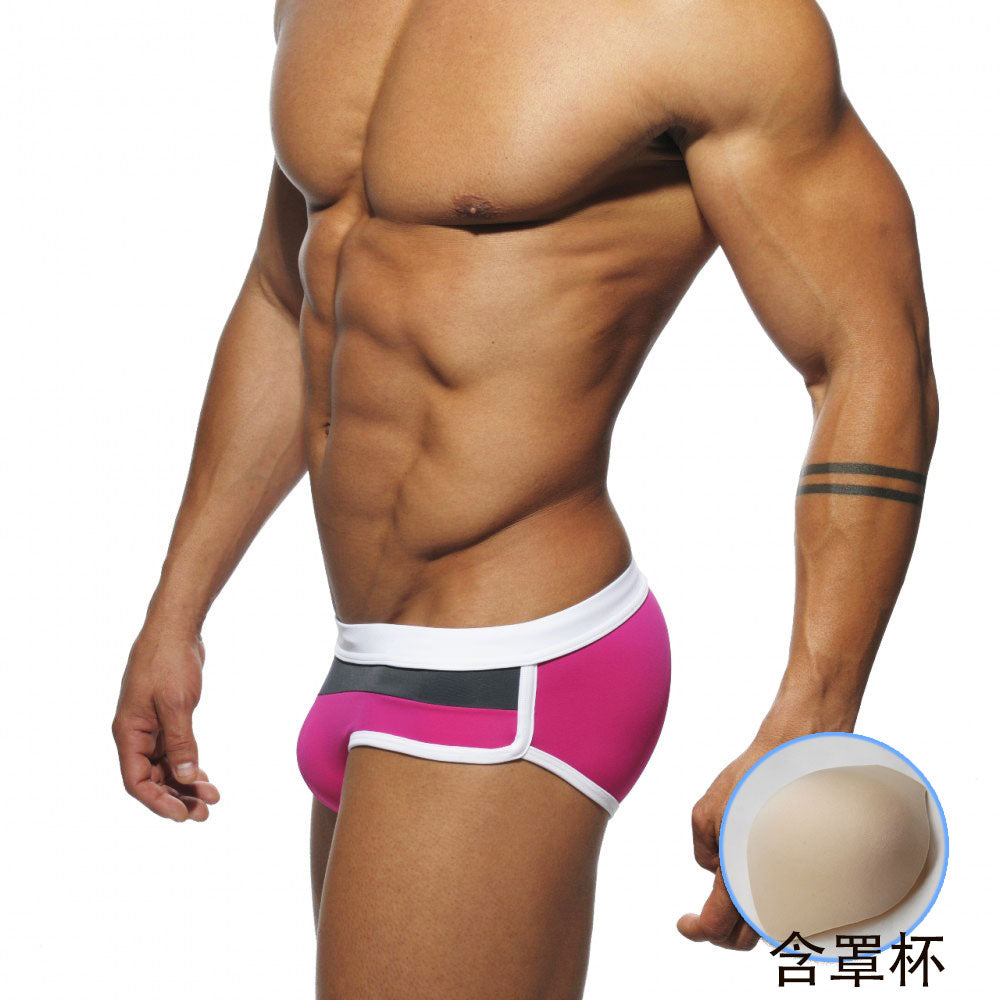 Man's Brand Swimming Briefs Low Waist Swimwear drop With Push-up Pad Sexy Shorts Trunks Boxers Summer Men's Swim For Old buyer