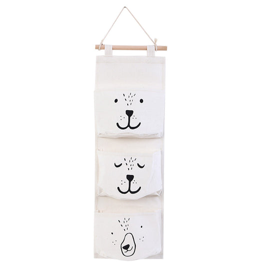 Handbag Hanging Organizer Bags Hanging Wardrobe Organizer Wall Hanging Bag 3 Pocket Hanger Bathroom Baby Hanging Bag Can Folding