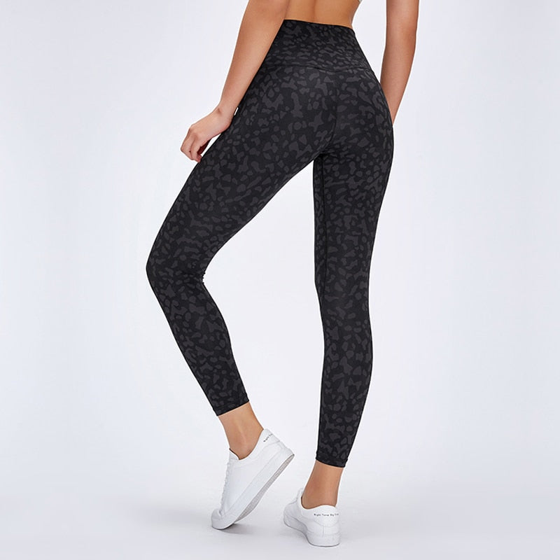 Nepoagym EXPLORING Leopard Naked-Feel High Waist Women Yoga Pants Leggins Sport Women Fitness Sport Leggings Gym Leggings