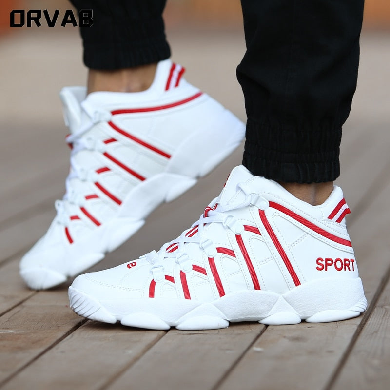 Fashion men's luxury sports shoes split leather city casual men's casual shoes breathable walking shoes high top basketball shoes men's combat boots lovers shoes actual sports shoes