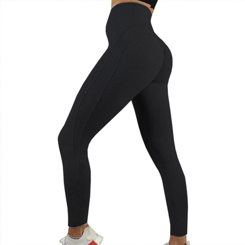 JGS1996 Super Soft Hip Up Yoga Fitness Pants Women Scrunch Stretchy Sport Tights Anti-sweat High Waist Gym Athletic Leggings