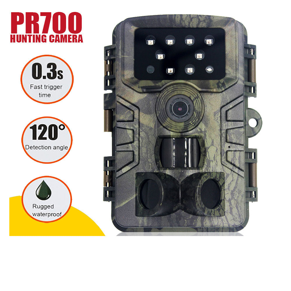 Trail Camera 20MP 1080P Waterproof PIR Infrared Hunting Camera With Night Vision Wildlife Cam Surveillance Tracking Camera PR700