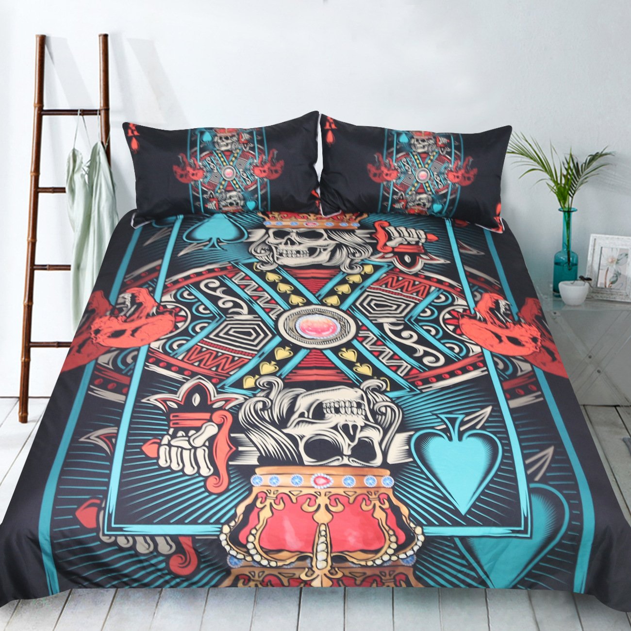 Skull Bedding quilt cover bedding 3d printing three-piece