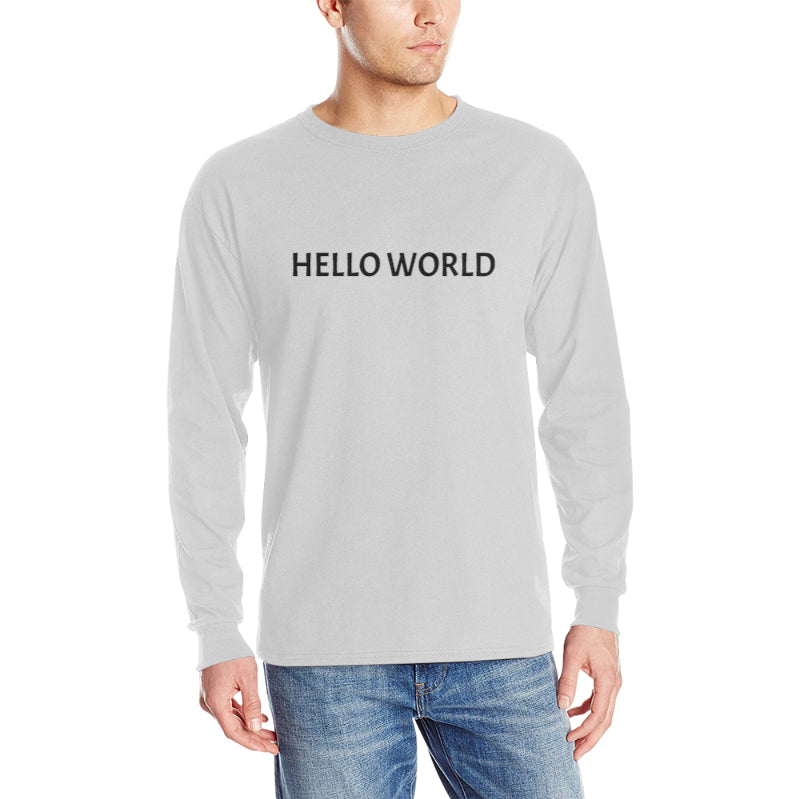 Men's Heavy Cotton Long Sleeve T-Shirt（Made in USA，Ship to USA Only）
