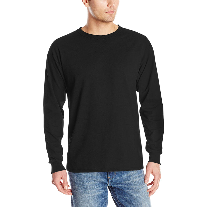 Men's Heavy Cotton Long Sleeve T-Shirt/Large（Made in USA，Ship to USA Only）