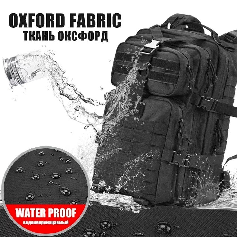 Large Capacity Outdoor Waterproof Hiking Camping Backpack