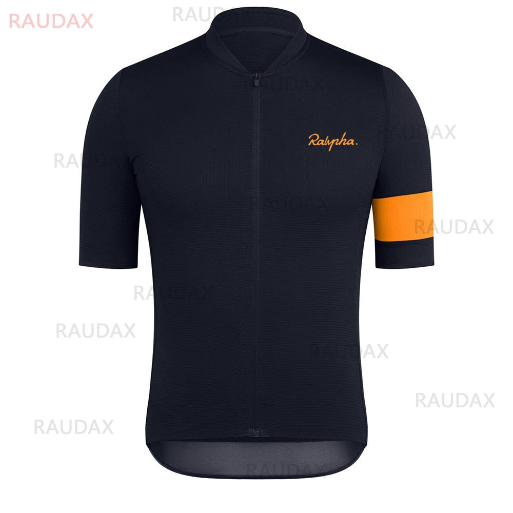 Ralvpha Bike Jersey Summer Short Sleeve Cycling T-shirt Outdoor MTB Bike Maillot Ropa Ciclismo Breathable Cycling Jersey Men