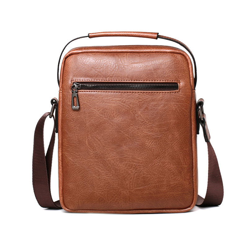 New Man's Crossbody Shoulder Bag Multi-function Men Handbags Large Capacity Split Leather Bag For Man Messenger Bags Tote Bag