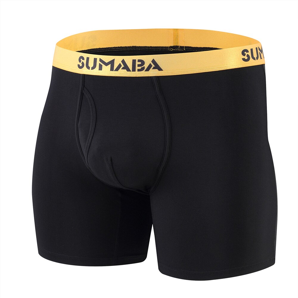 Mens Underwear Bamboo Big and Tall Long Leg Boxer Briefs Men Pack M L XL XXL 3XL