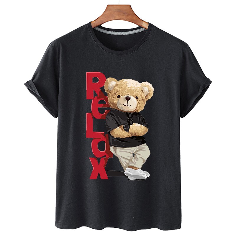 Relaxing Bear Unisex Short-sleeved T-shirt