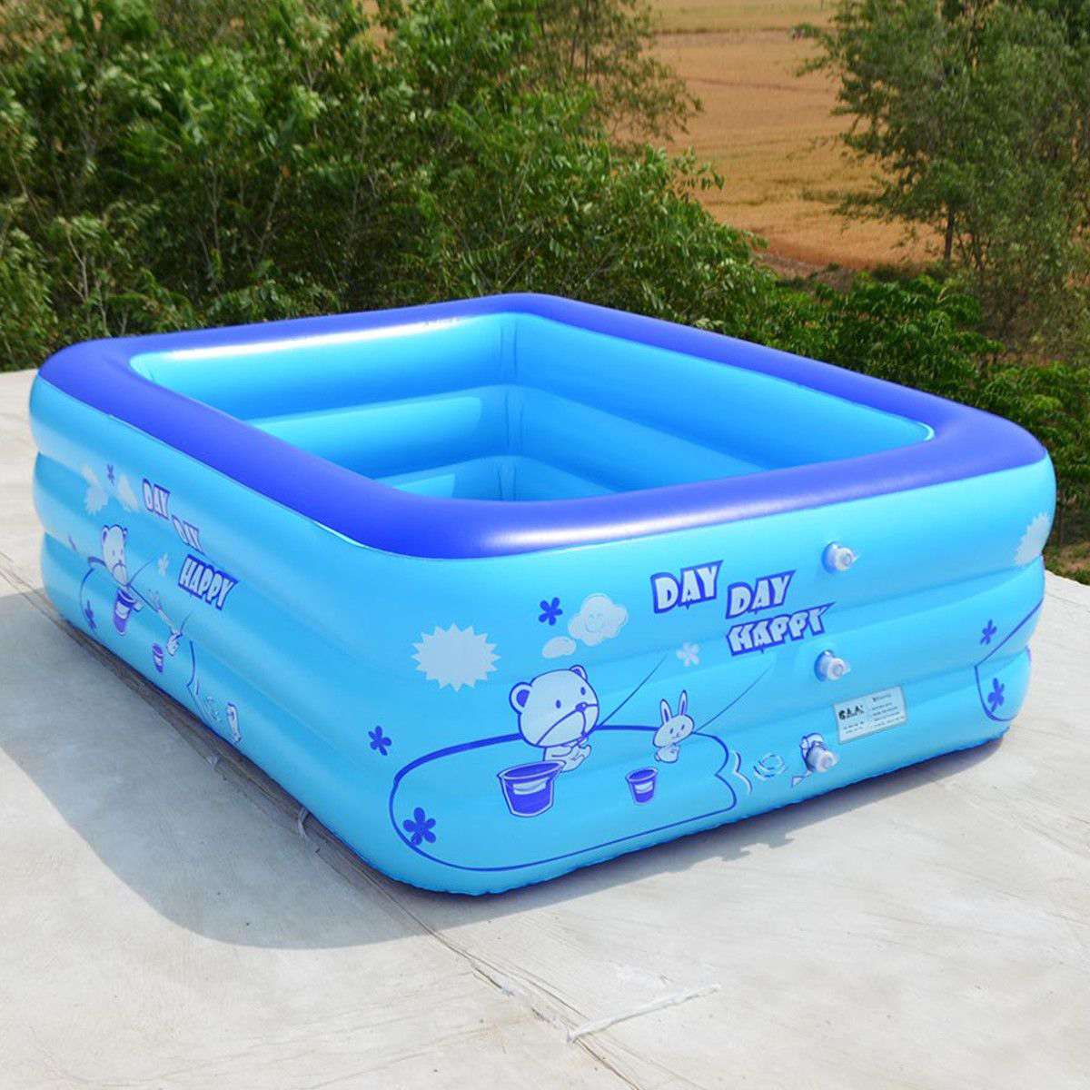 Inflatable Square Swimming Pool Children Inflatable Pool