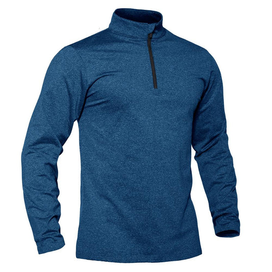 Thermal Sports Sweater Men's 1/4 Zipper Running T-shirt