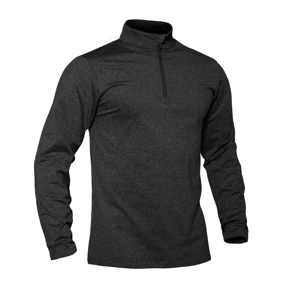 Thermal Sports Sweater Men's 1/4 Zipper Running T-shirt