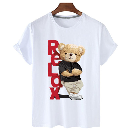 Relaxing Bear Unisex Short-sleeved T-shirt