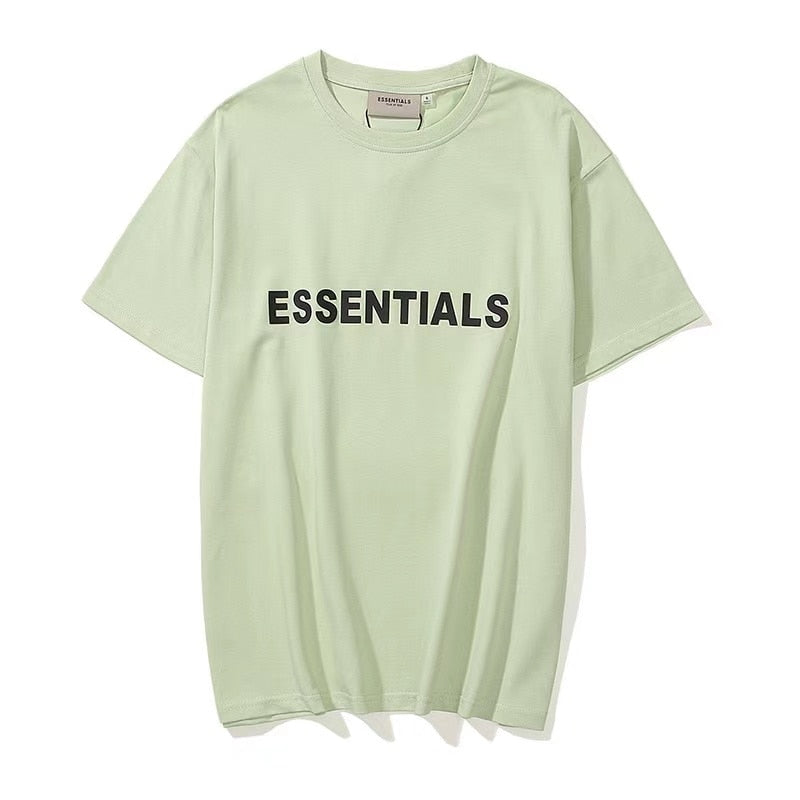 Loose esseNTIALS T-Shirt Men Women 1:1 Best Quality Letter glue esseNTIALS T shirt Tees O-Neck Top Tees