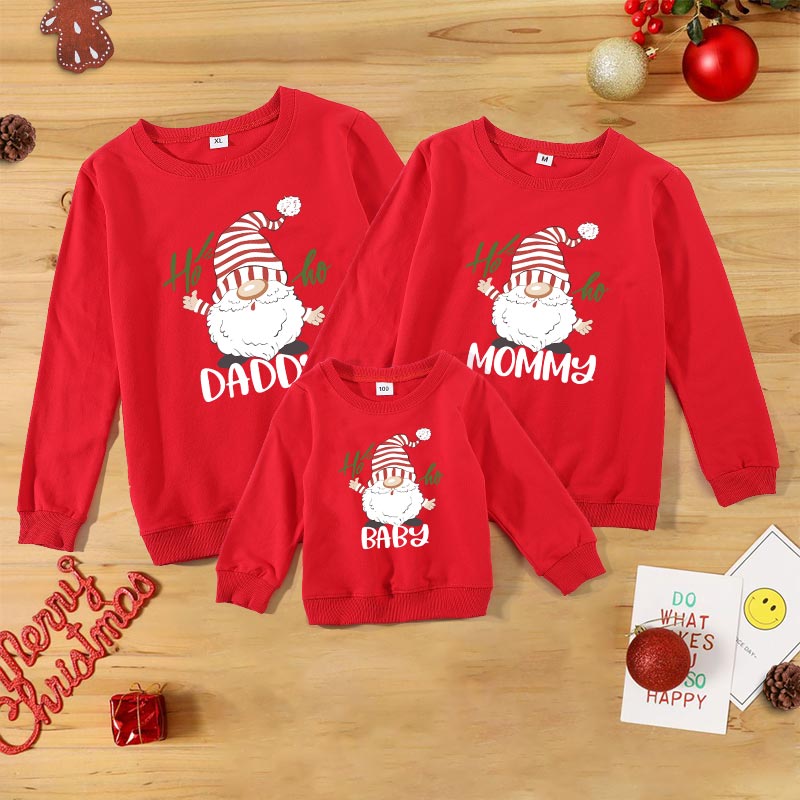 Christmas Family Jumpers Mother Father Daughter Son Matching Outfit