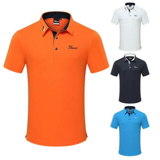 Golf apparel men's short-sleeved t-shirt