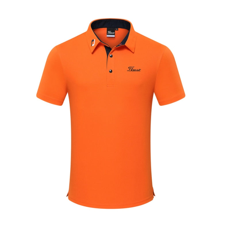 Golf apparel men's short-sleeved t-shirt