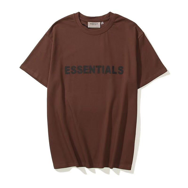 Loose esseNTIALS T-Shirt Men Women 1:1 Best Quality Letter glue esseNTIALS T shirt Tees O-Neck Top Tees