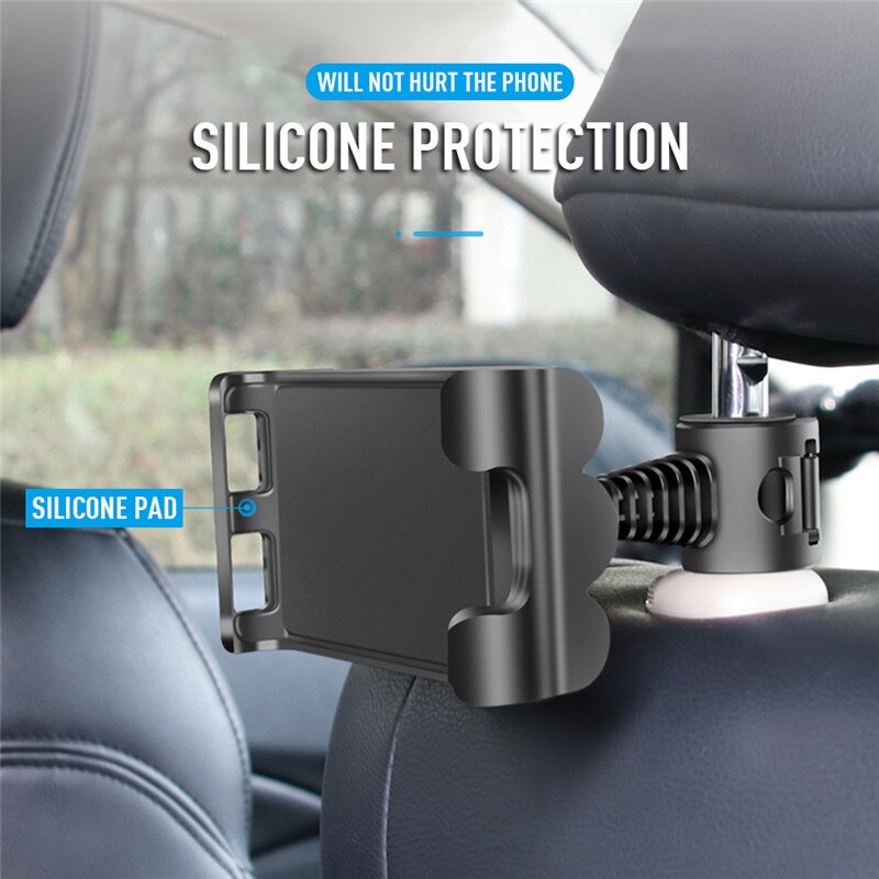 Car Tablet Stand Holder for IPAD Tablet Accessories Universal Tablet Stand Car Seat Back Bracket For 4-11 Inch Tablet