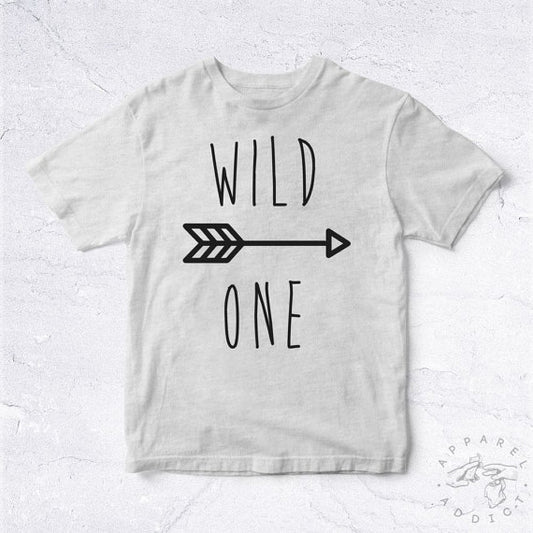 Wild One BIO HANDMADE Sauvage Nature Rebel Born Arch Arc Arrow Fleche Anarchy Teen Teenager College University School Cool-C868