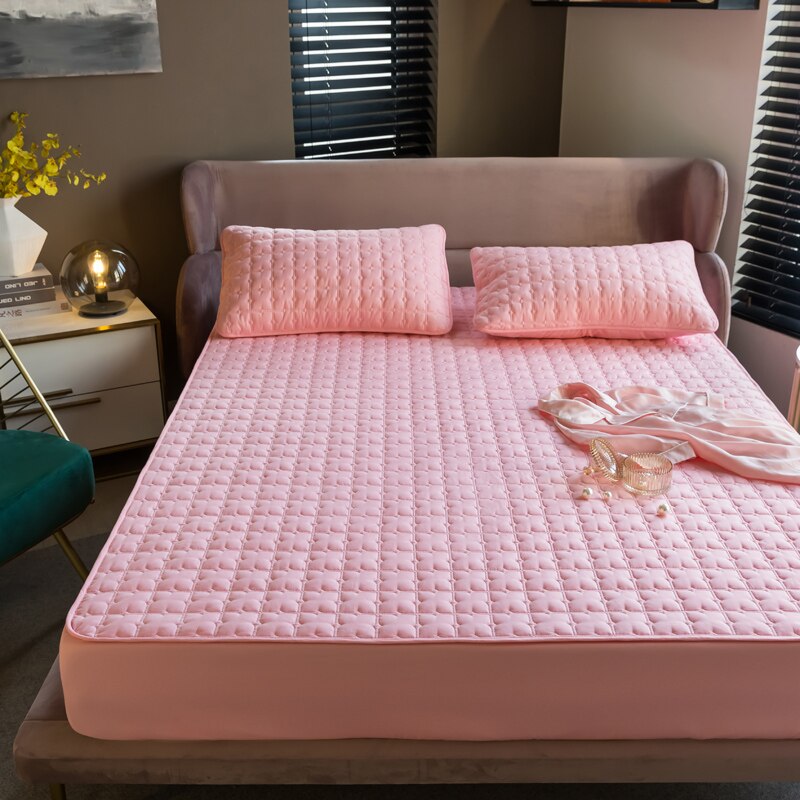 Pure Cotton Quilted King Queen  Anti-Bacteria Mattress Topper