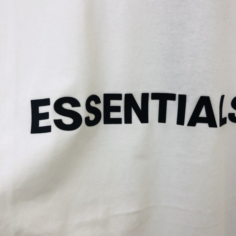 Loose esseNTIALS T-Shirt Men Women 1:1 Best Quality Letter glue esseNTIALS T shirt Tees O-Neck Top Tees