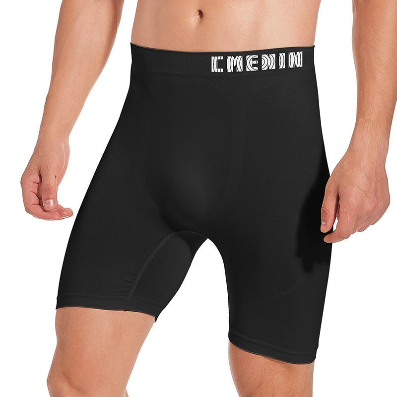 Charles Menim Men's Seamless Long Boxer Briefs