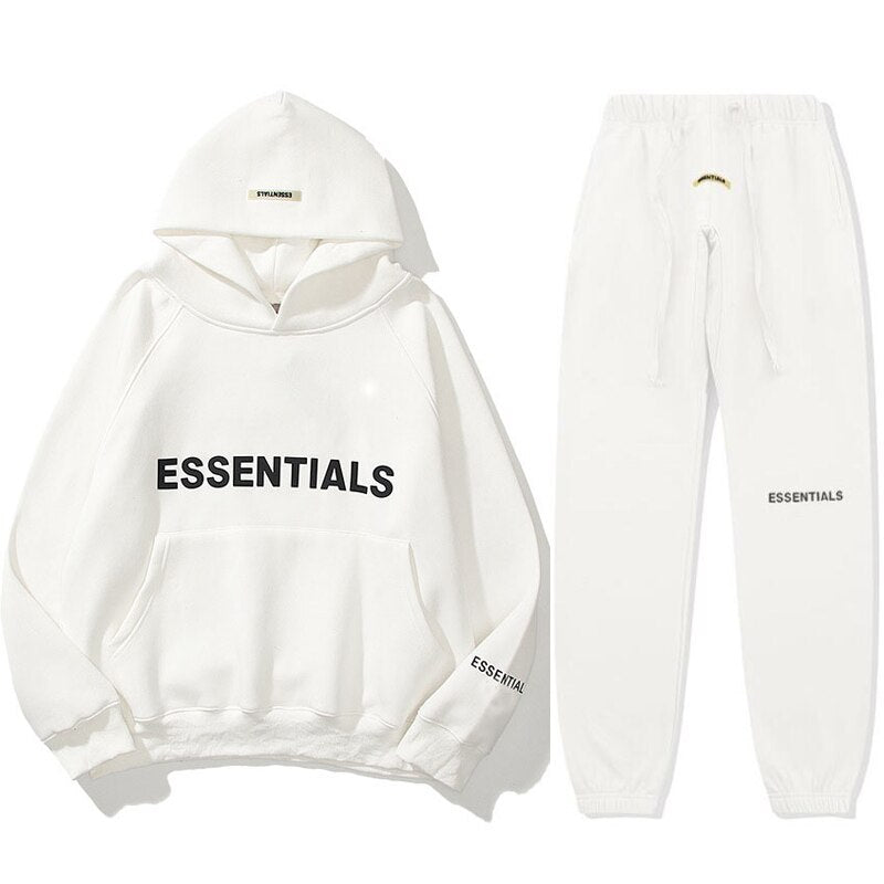 Essentials Mens Oversized Hoodie and Sweatpant Set