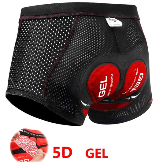 Cycle-Diaries Upgrade Cycling Shorts Cycling Underwear 5D Gel Pad Shockproof Cycling Underpant MTB Bicycle Shorts Bike Underwear