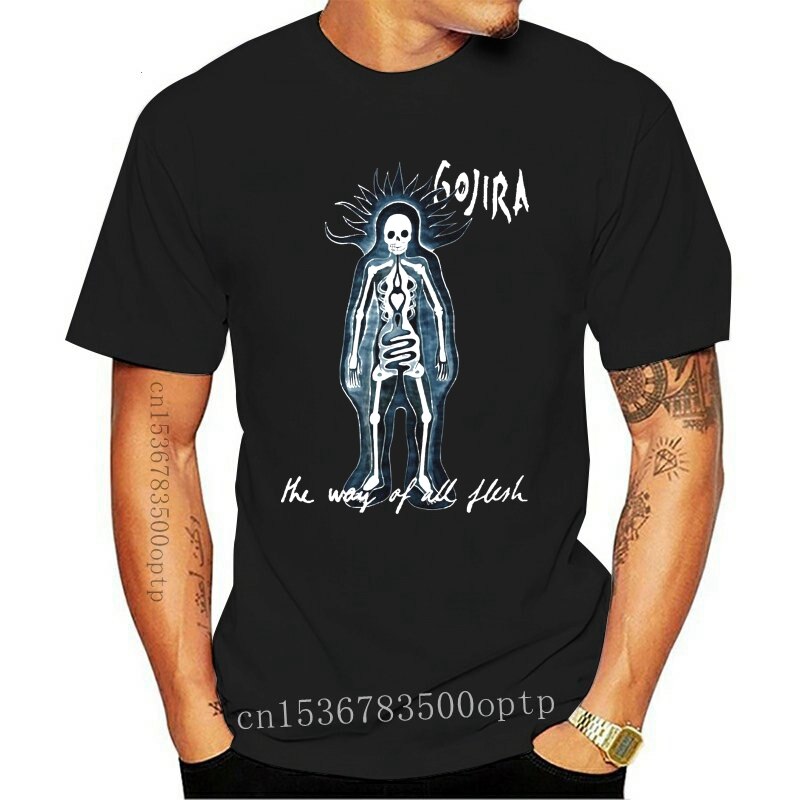 Gojira The Way Of All Flesh Album Art Poster Men'S Black T-Shirt Size S-Xxl For Youth Middle-Age Old Age Tee Shirt