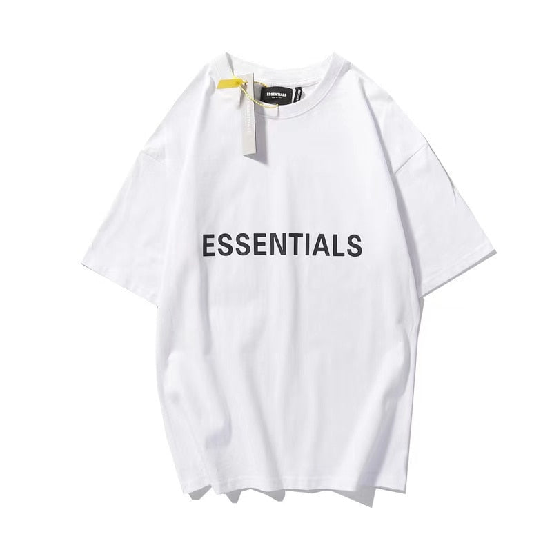 Loose esseNTIALS T-Shirt Men Women 1:1 Best Quality Letter glue esseNTIALS T shirt Tees O-Neck Top Tees