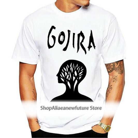 GOJIRA t-shirt Sizes S M L XL XXL XXXL 4XL 5XL White L'enfant Sauvage t-shirt Decapitated Funny tshirt t shirt Cool t shirt Men