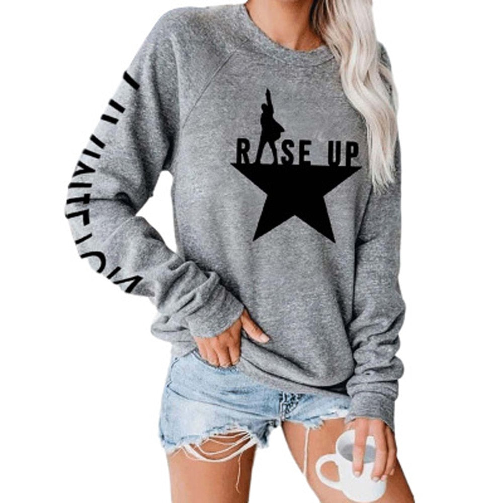 Rise Up Stars Womens Sweatshirt