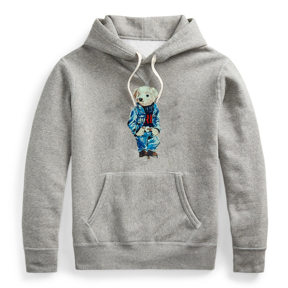 Bear Graphic Fashion Hoodie