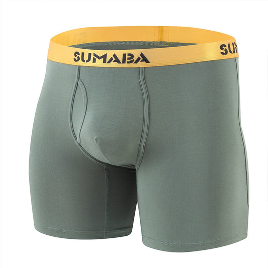 Mens Underwear Bamboo Big and Tall Long Leg Boxer Briefs Men Pack M L XL XXL 3XL