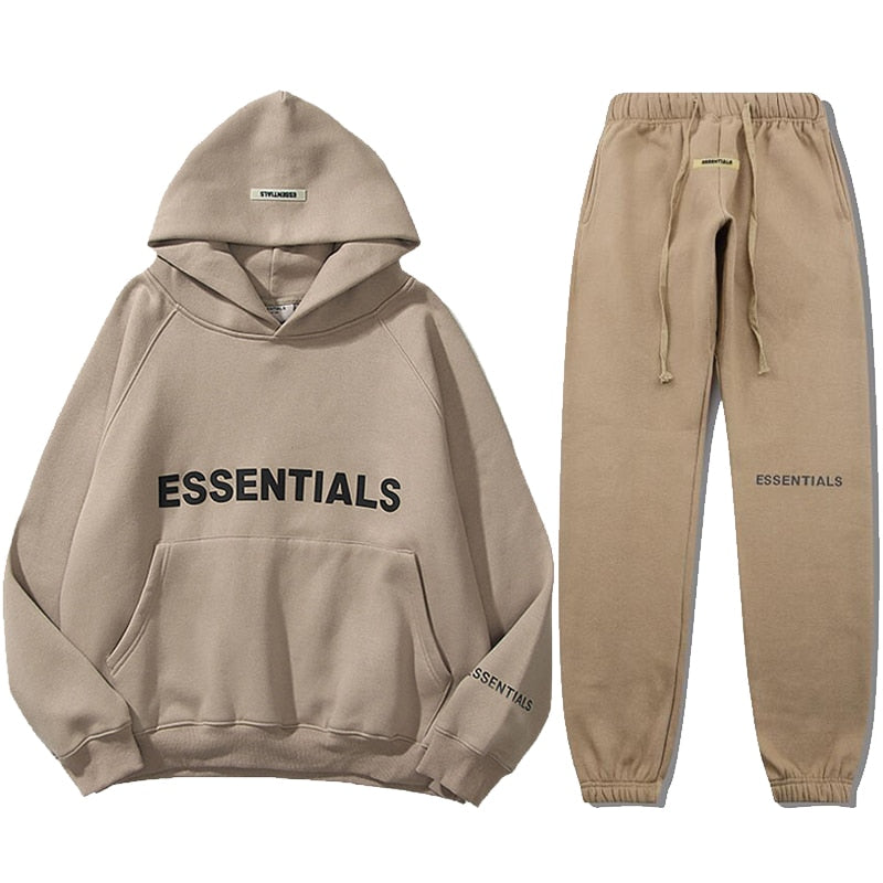 Essentials Mens Oversized Hoodie and Sweatpant Set