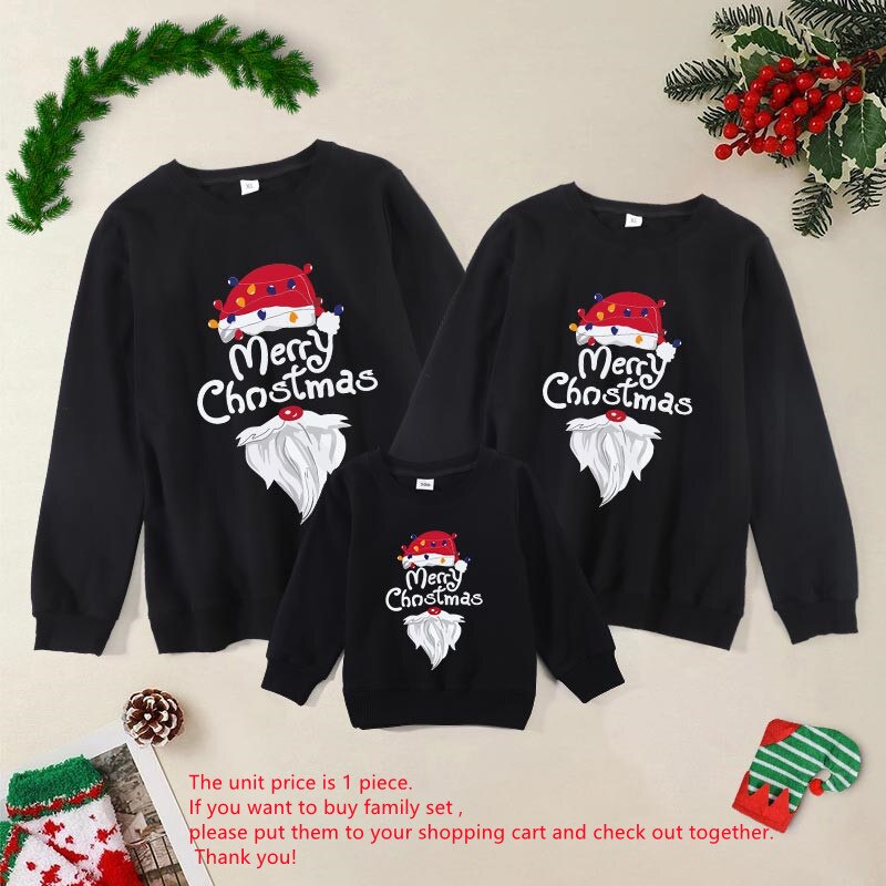 Christmas Family Jumpers Mother Father Daughter Son Matching Outfit