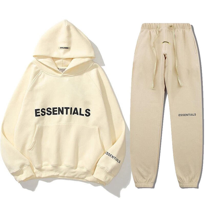 Essentials Mens Oversized Hoodie and Sweatpant Set