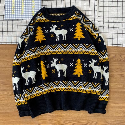 Colourful Reindeer Women's Christmas Jumper