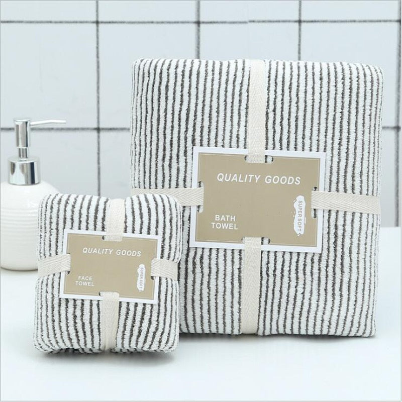 Bamboo Charcoal Coral Velvet Bath Towel For Adult Soft Absorbent Bamboo Carbon Fiber Household Bathroom Towel Sets