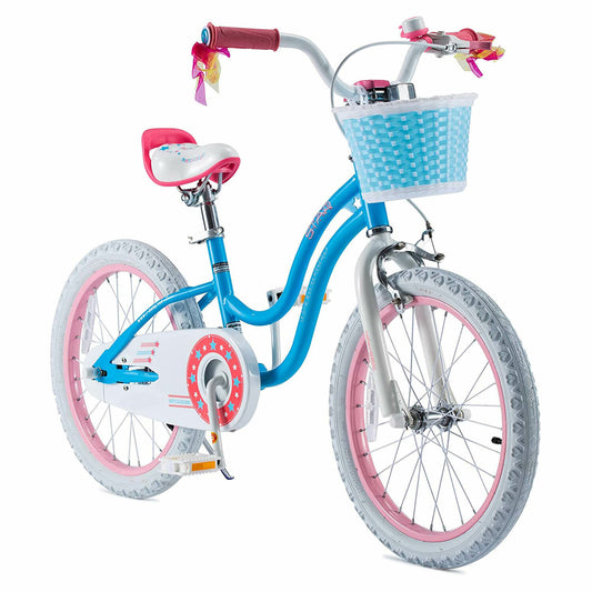 ROYALBABY STARGIRL 18 Inch Children's Bike Two Brake System Kids Bicycle With Kickstands For 5~9 Years Stabilisers Bike Balance Bike