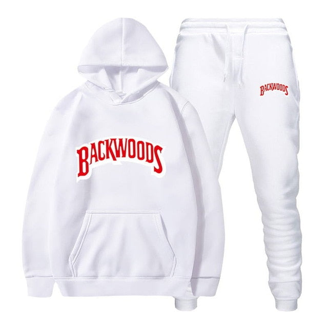 Backwoods Men's Fleece Hoodie Tracksuit Set